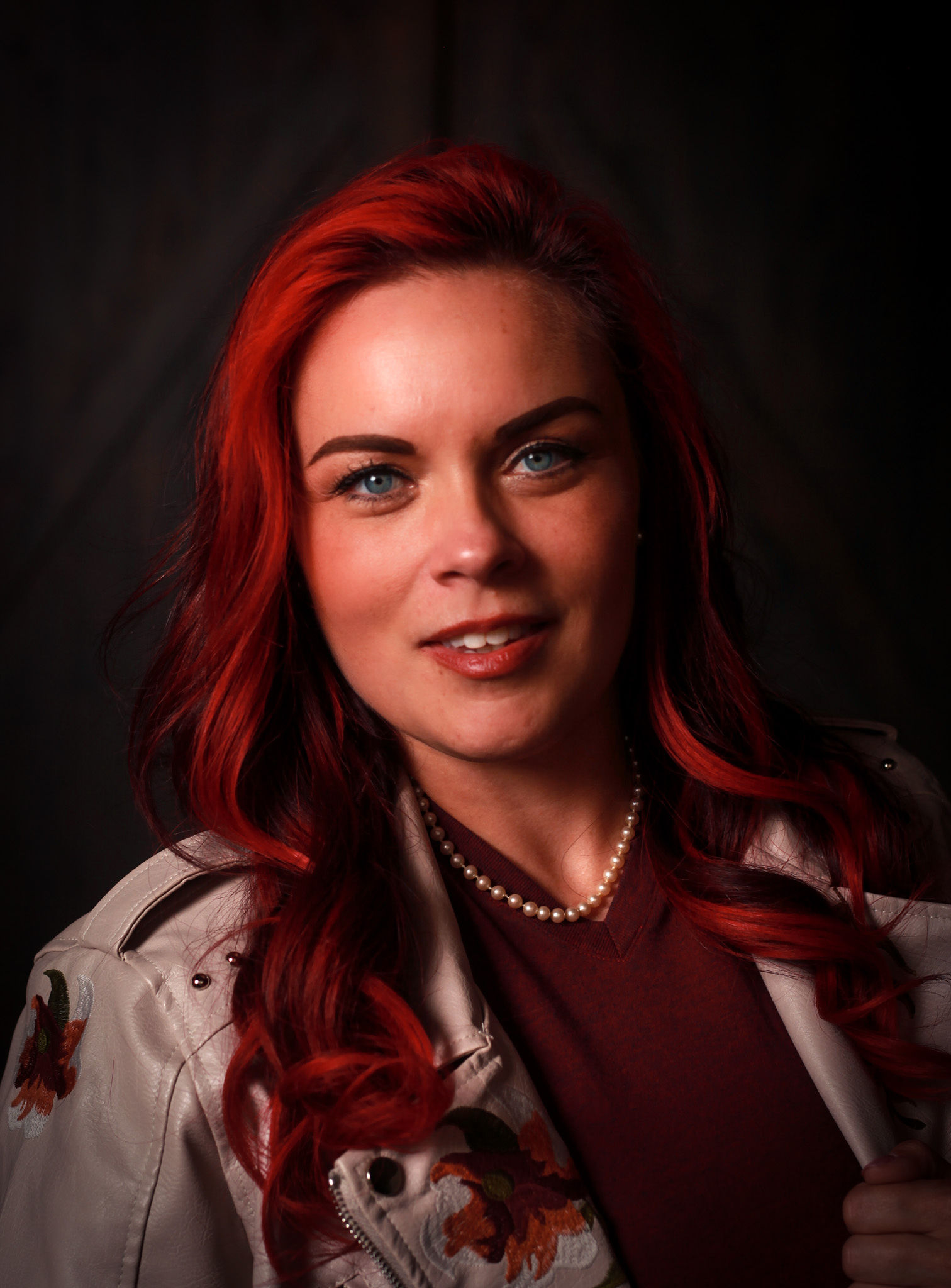 Redhead portrait.