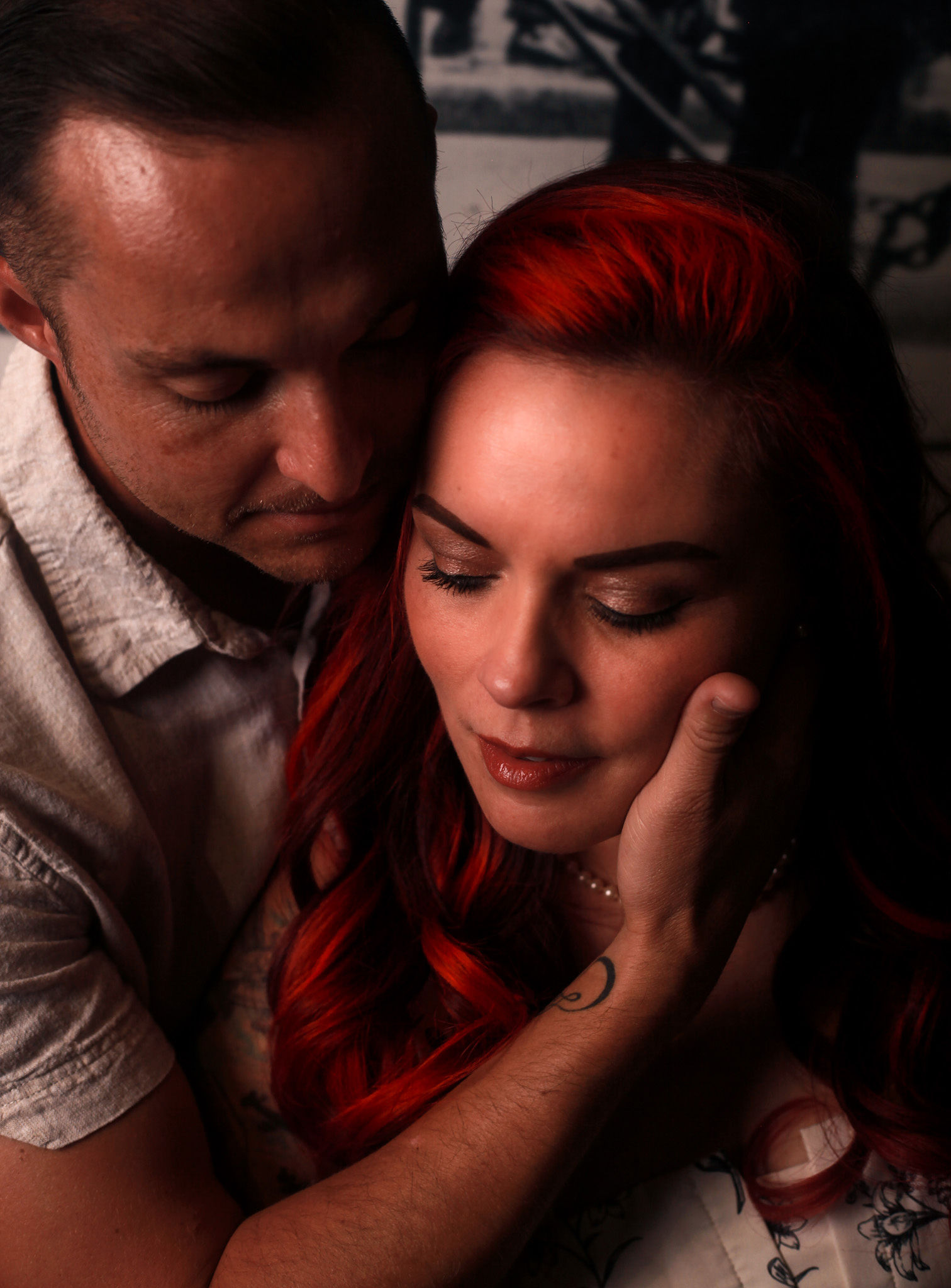 Intimate couple.