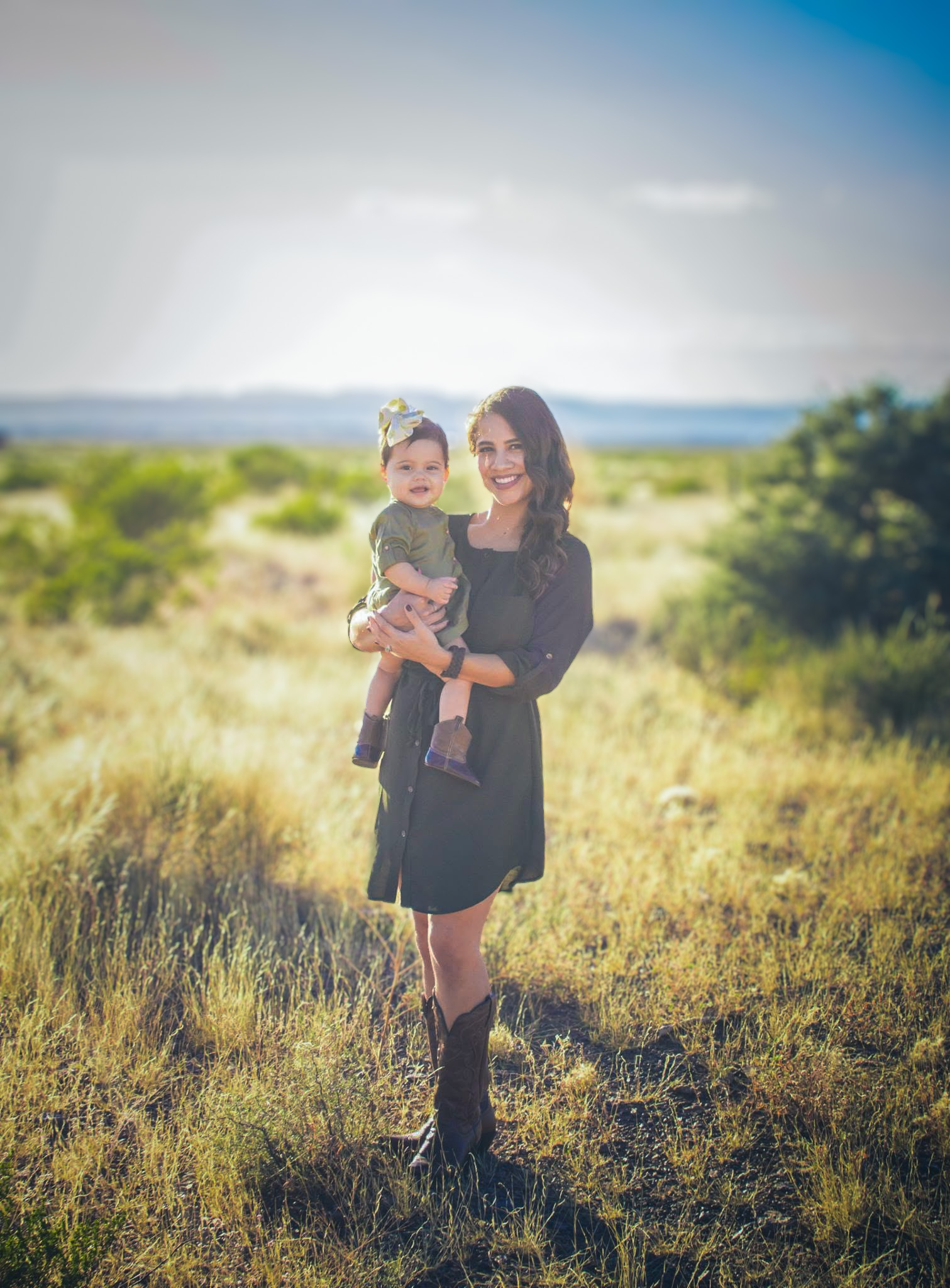 Mom and daughter.