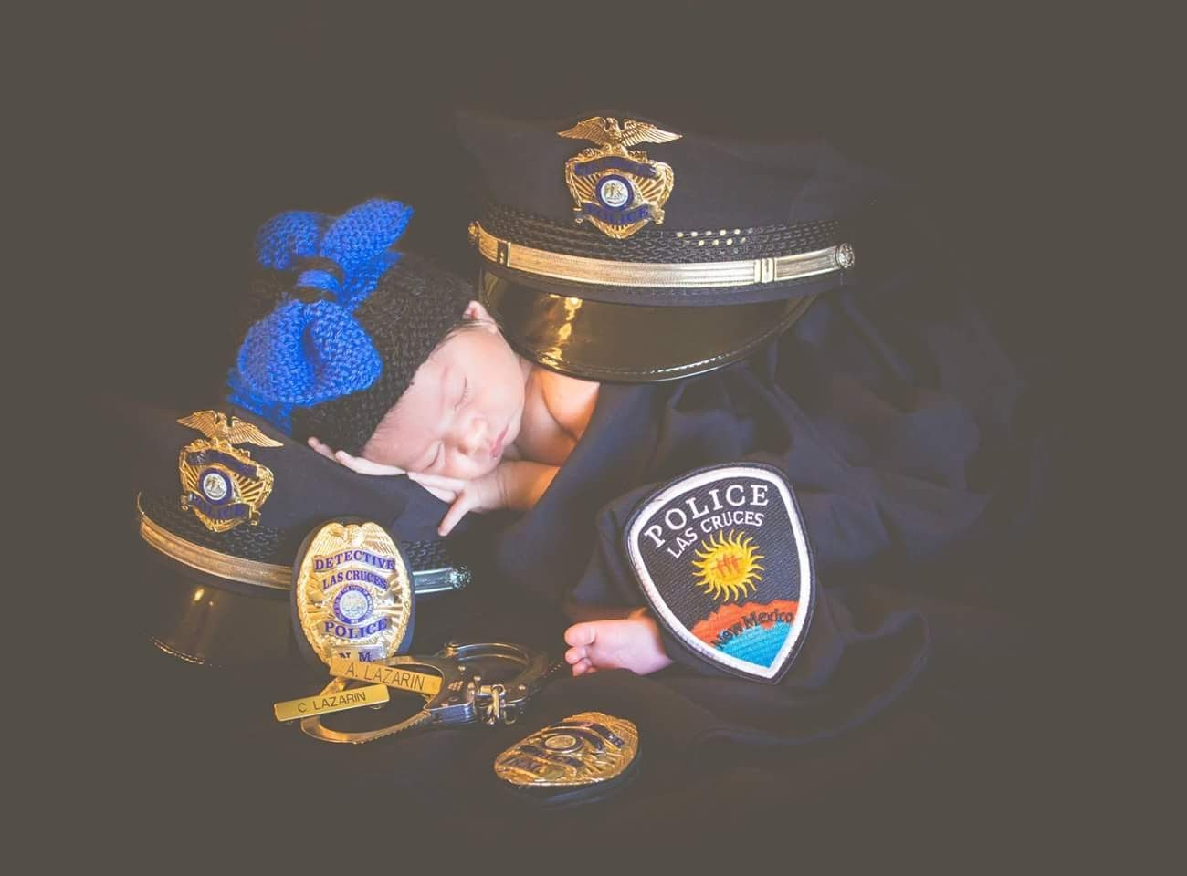 Baby in NMPD uniform.